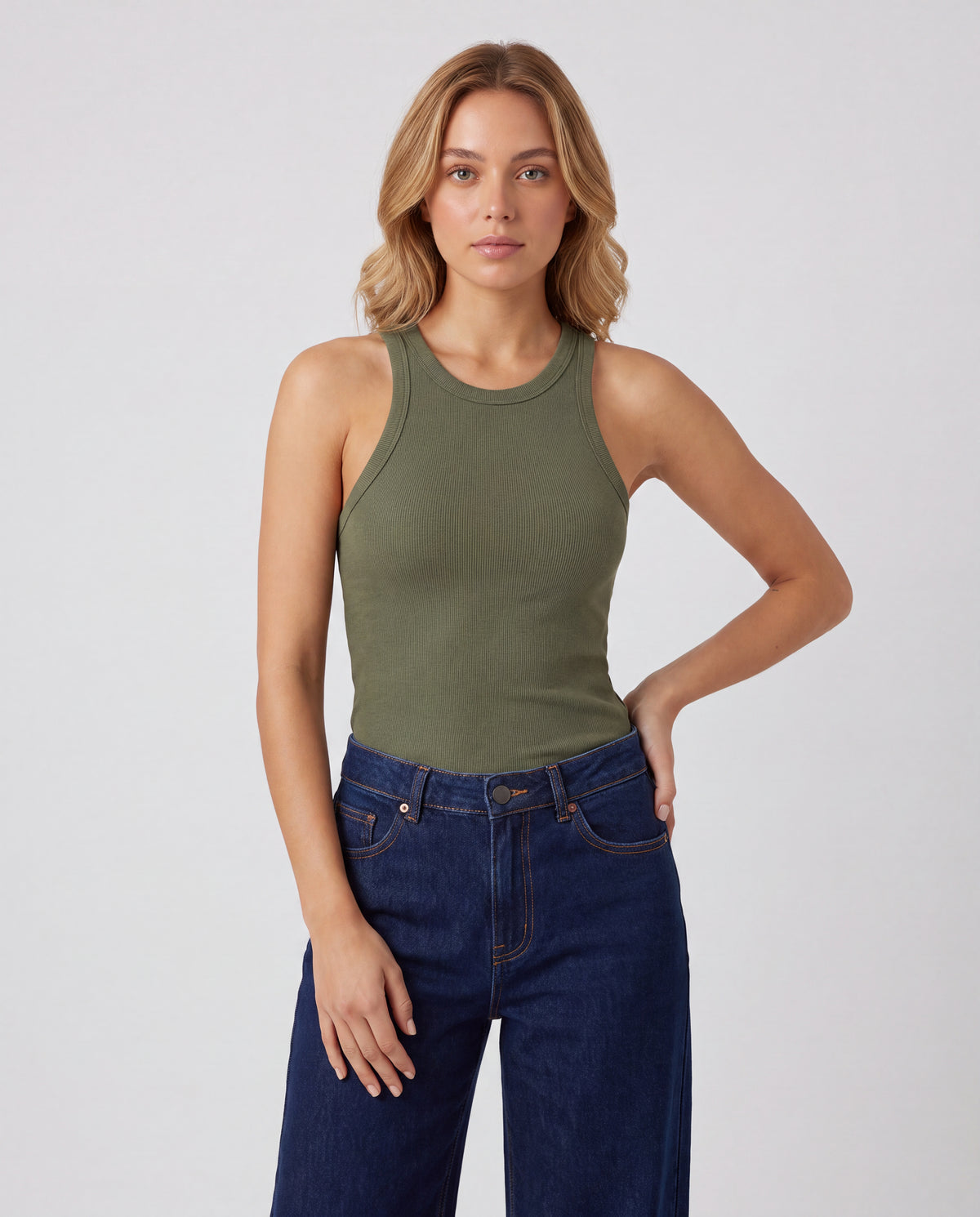 Básica Rib Tiana - Verde Militar