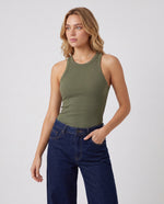 Básica Rib Tiana - Verde Militar