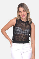 Blusa Cristal - Negra