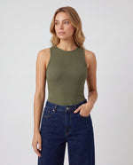 Básica Rib Mila - Verde Militar