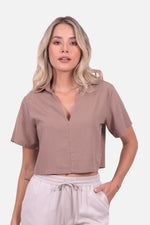 Blusa Saturnia - Cafe