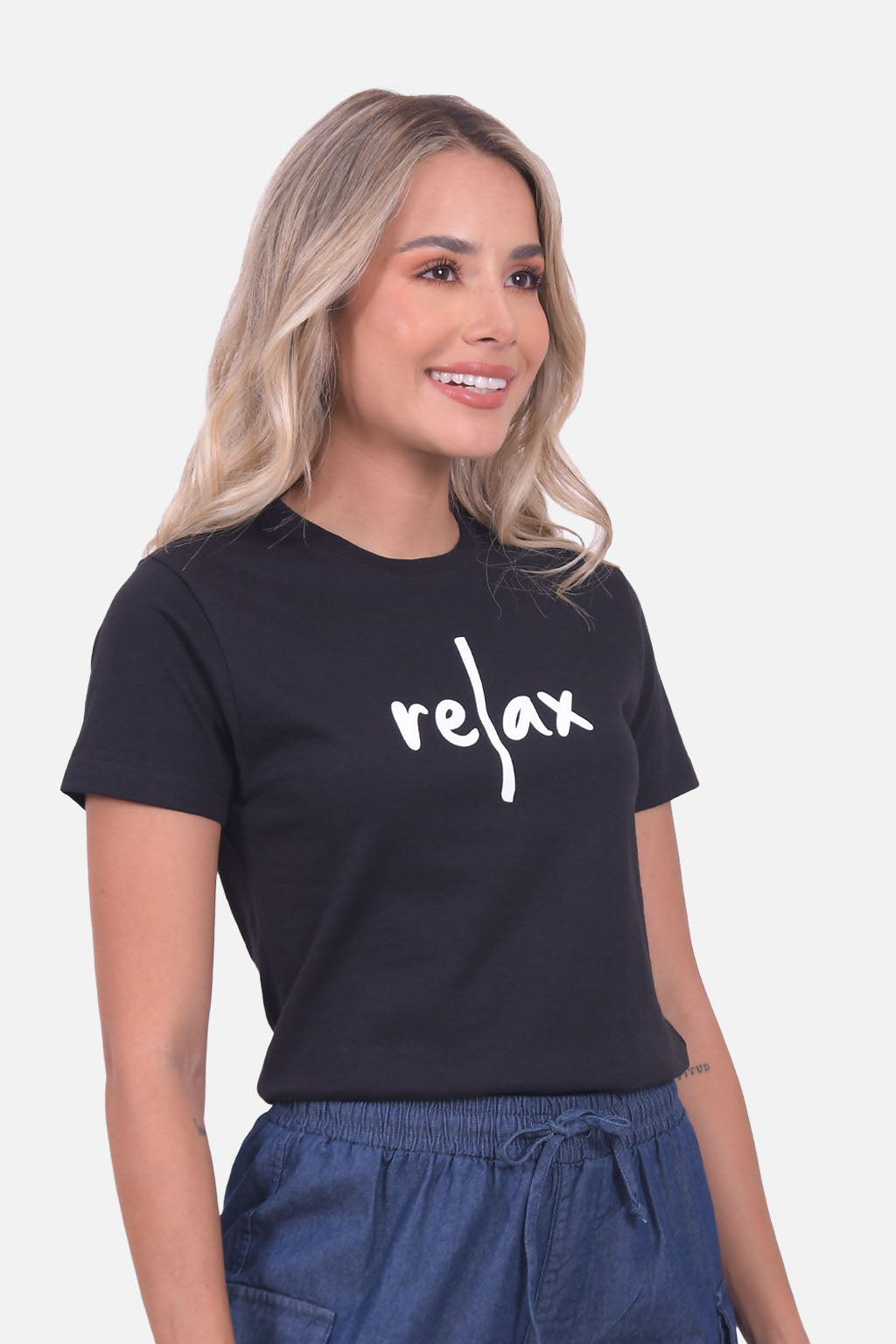 Camiseta Estampada 6 - Negro