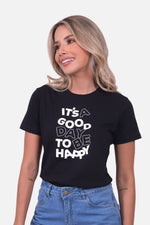 Camiseta Estampada 7 - Negro