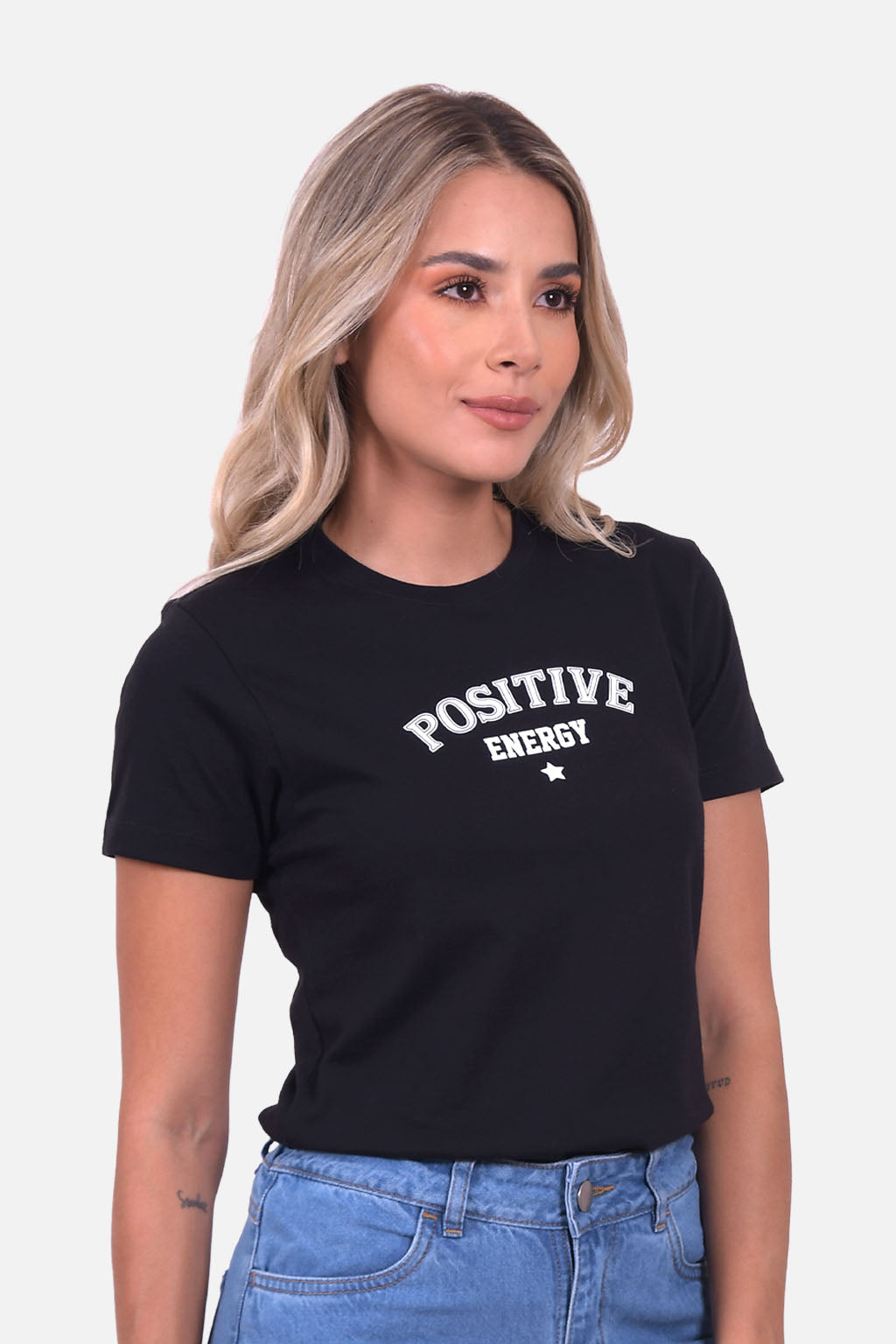Camiseta Estampada 8 - Negro