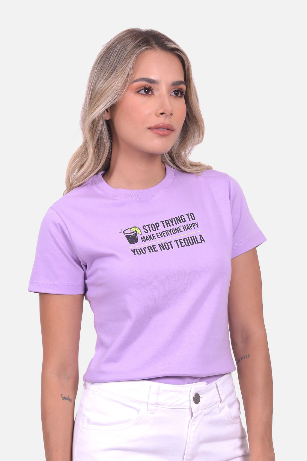 Camiseta Estampada 13 - Lila Claro