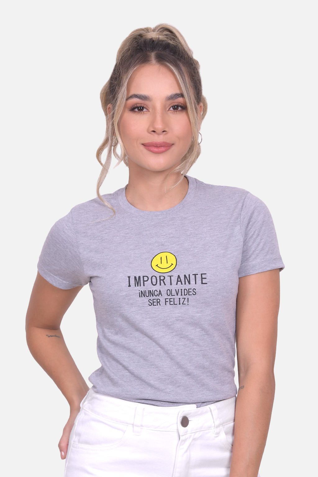 Camiseta Estampada 30 - Crudo