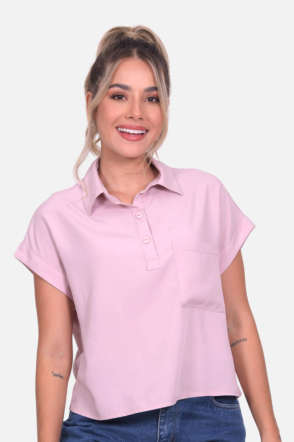 Blusa Karina - Nude
