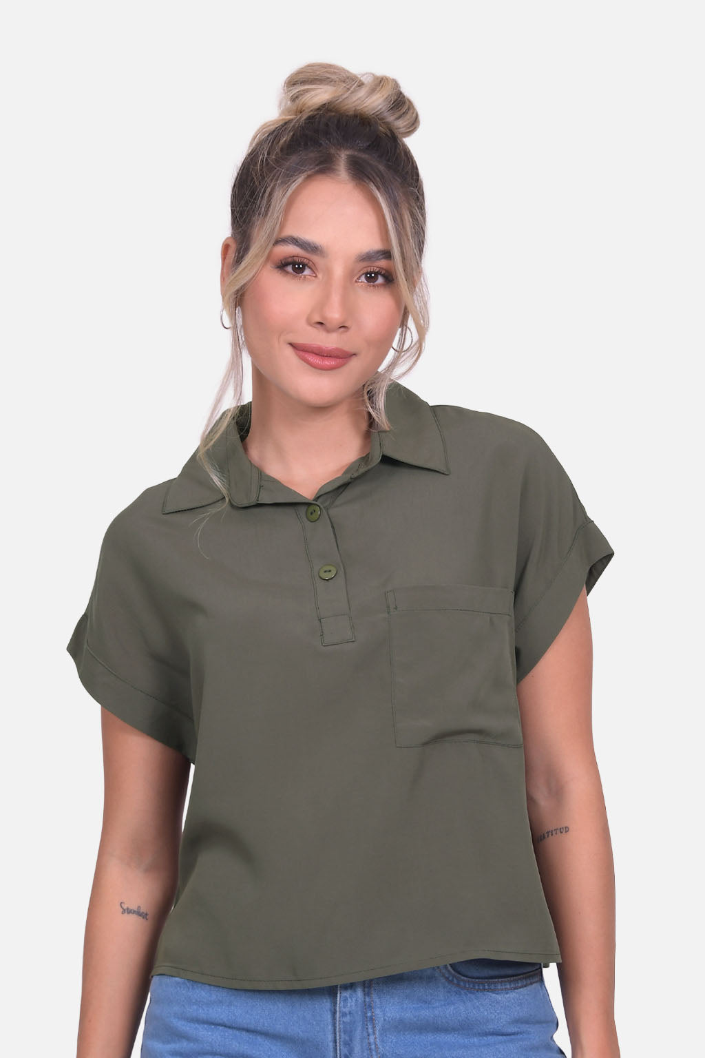 Blusa Karina - Verde Militar