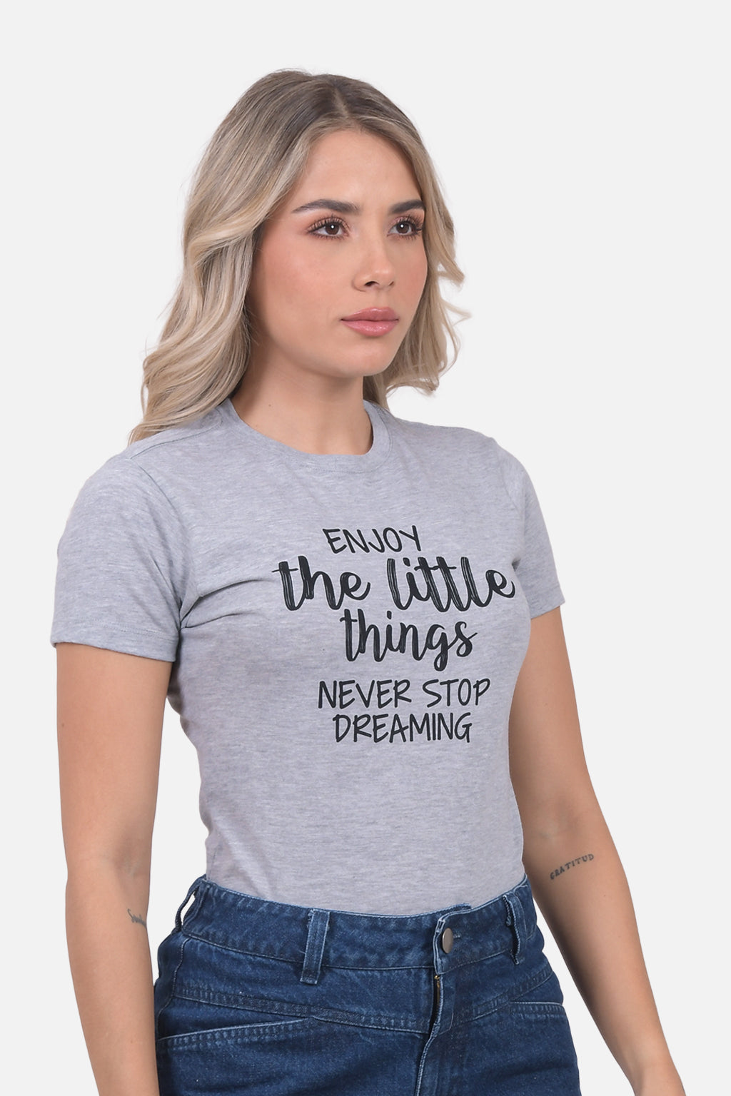 Camiseta Estampada 42 - Gris Jaspe