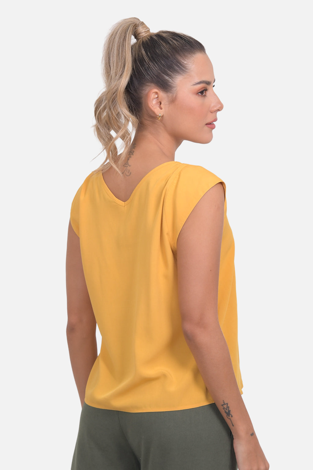 Blusa Paula - Mostaza