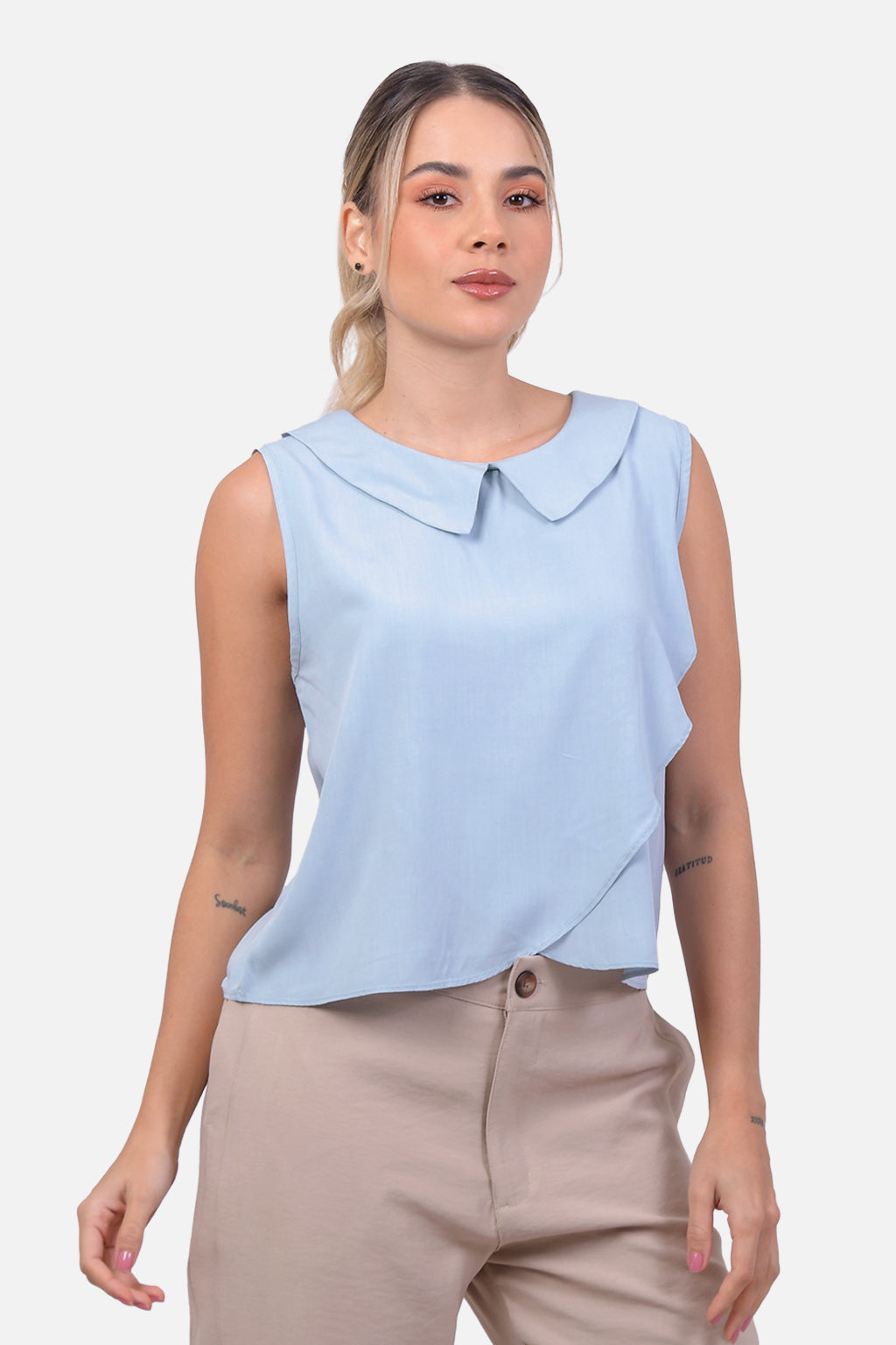 Blusa Natalia - Agua