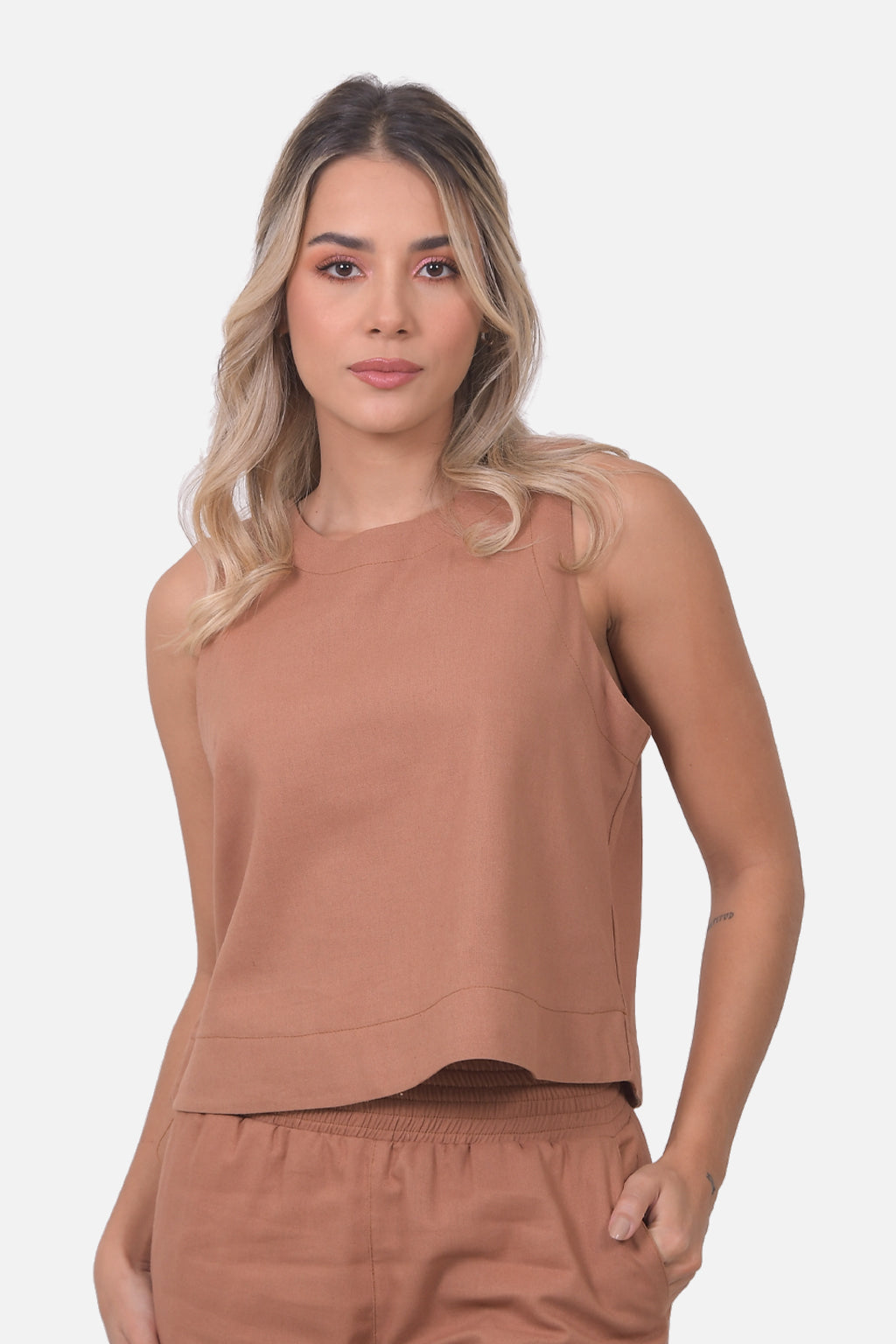 Blusa Diana - Camel
