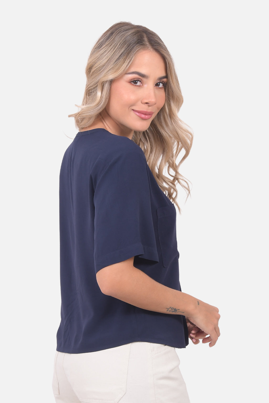 Blusa Sabrina - Azul Navy