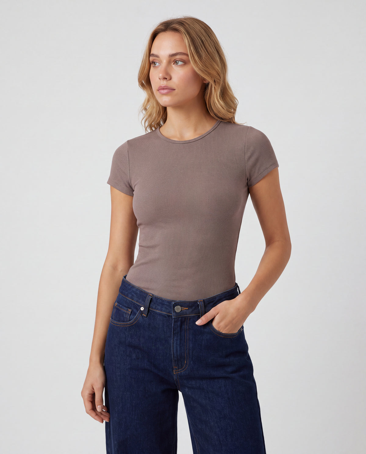 Básica Rib Moana - Taupe