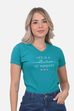 Camiseta Estampada 8 - Rosado