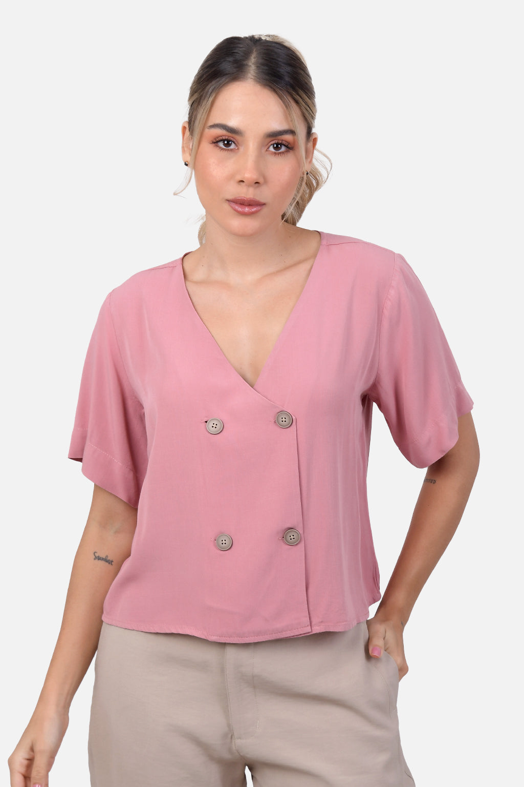 Blusa Carmela - Palo De Rosa