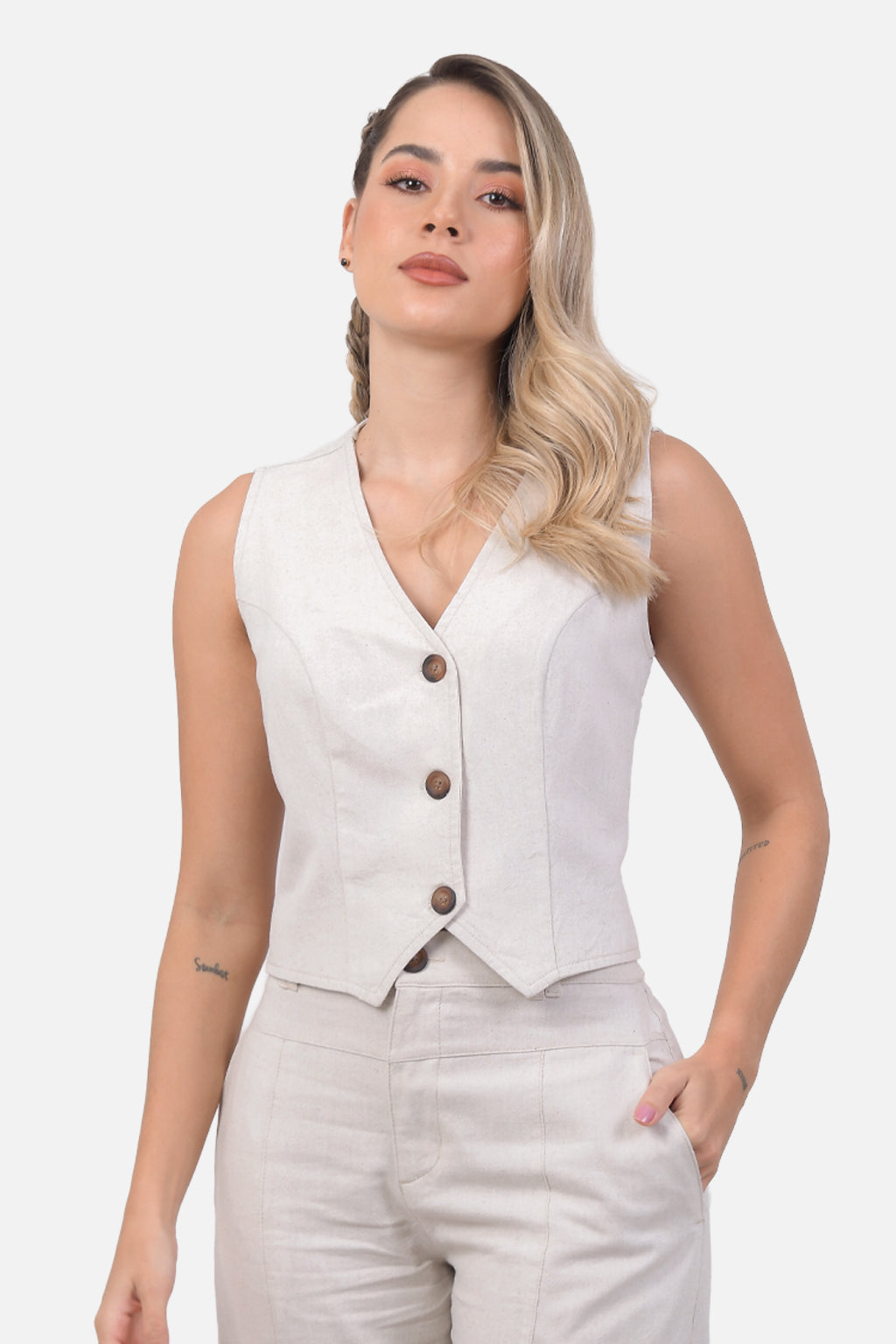 Blusa Anachi - Beige