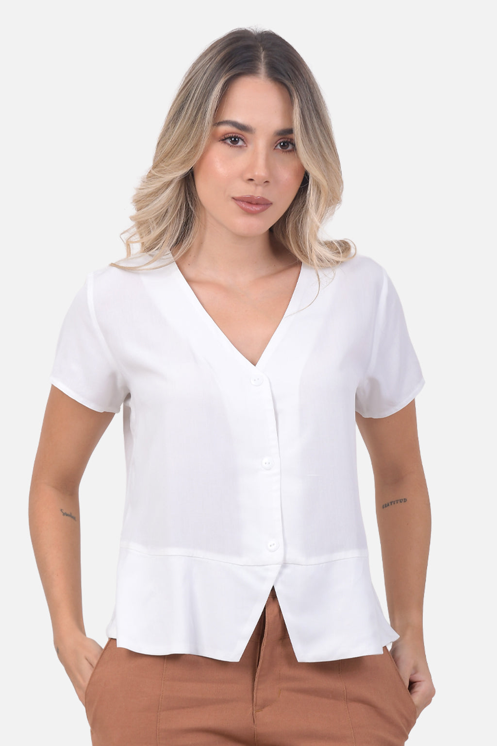 Blusa Flavia - Crudo