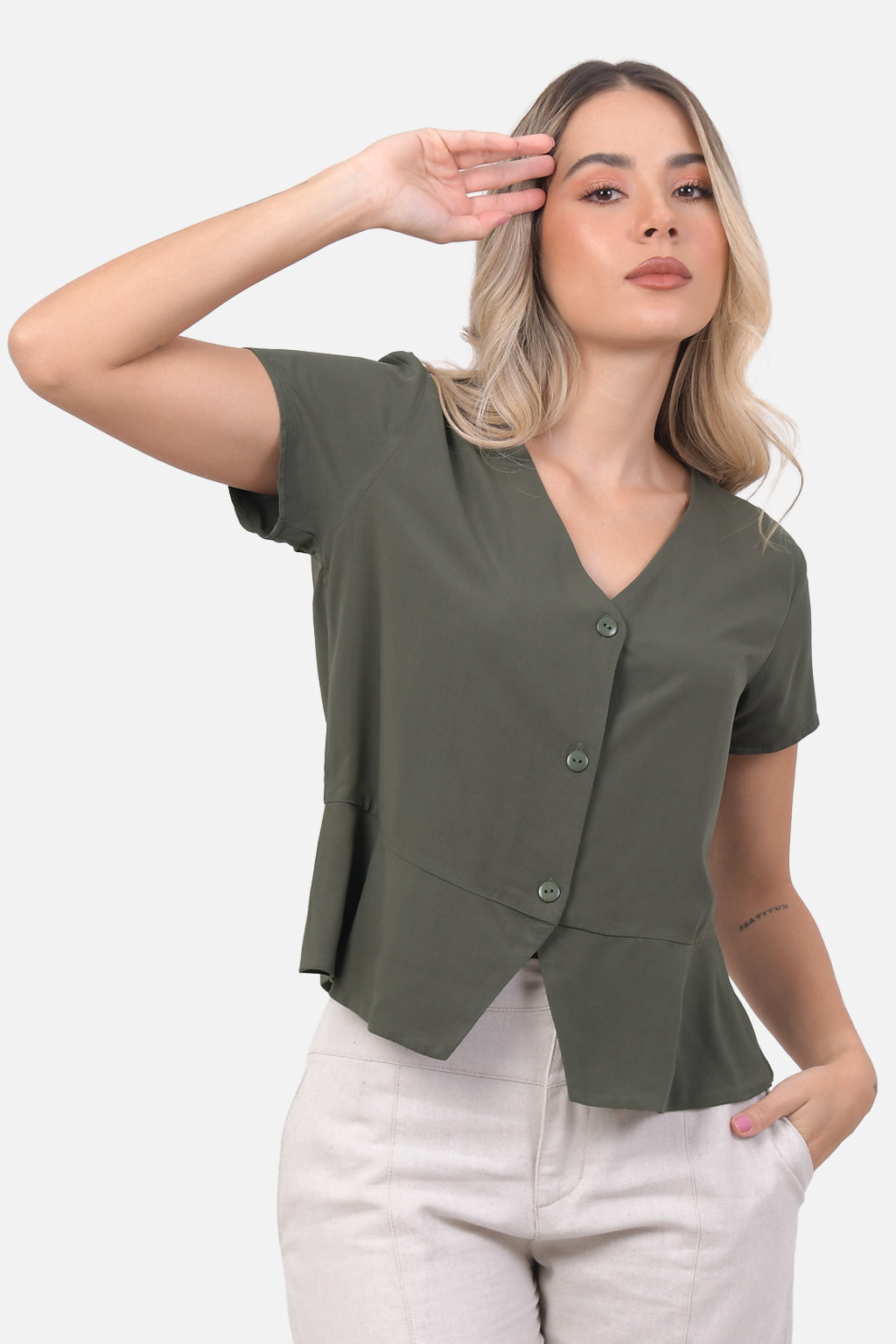 Blusa Flavia - Verde Militar