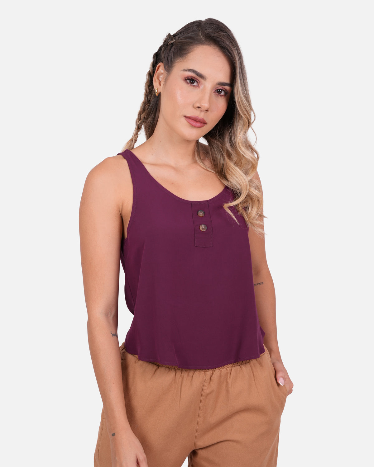 Blusa Benilde - Vino