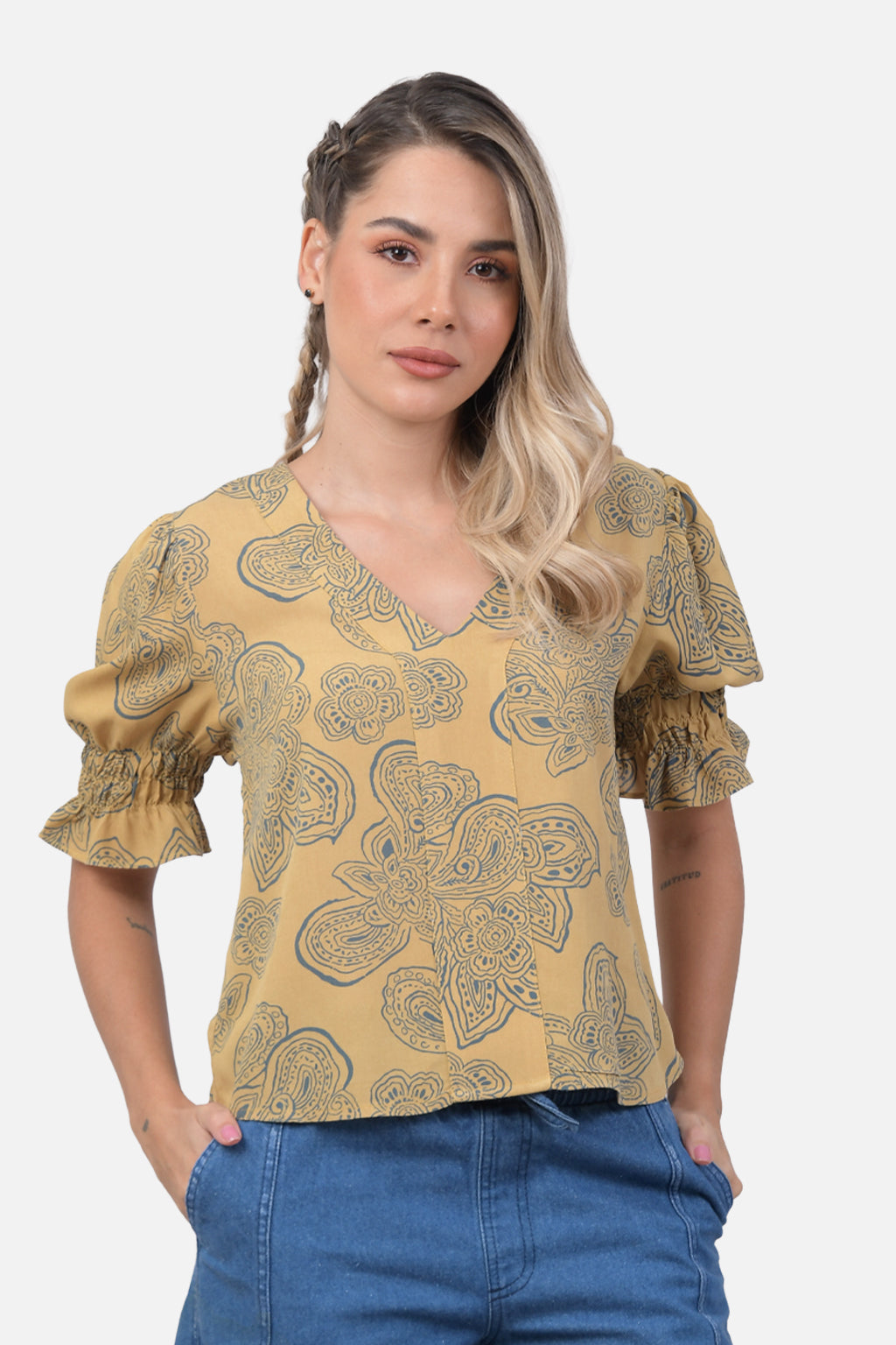 Blusa Pilar - Mostaza