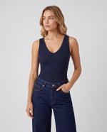 Básica Rib Iris - Azul Navy
