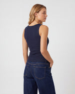 Básica Rib Iris - Azul Navy