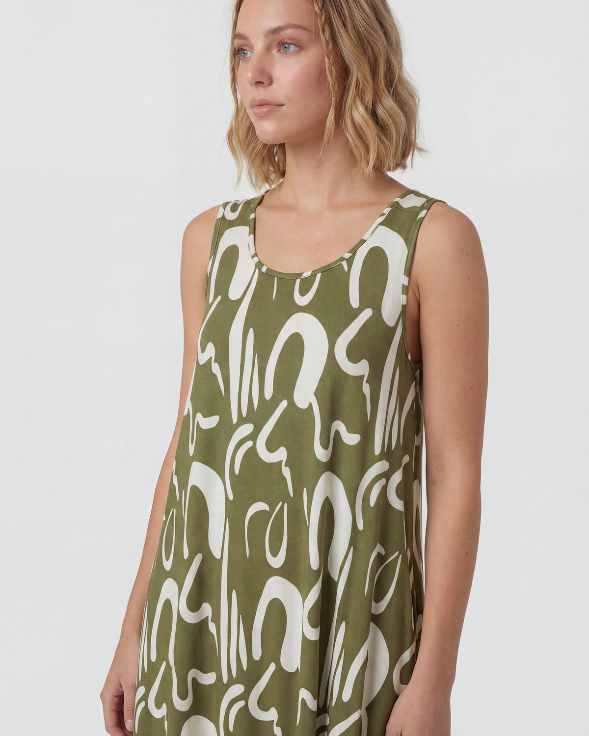 Vestido Greicy - Verde Militar
