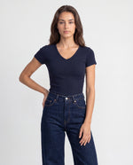 Básica Rib Moon - Azul Navy