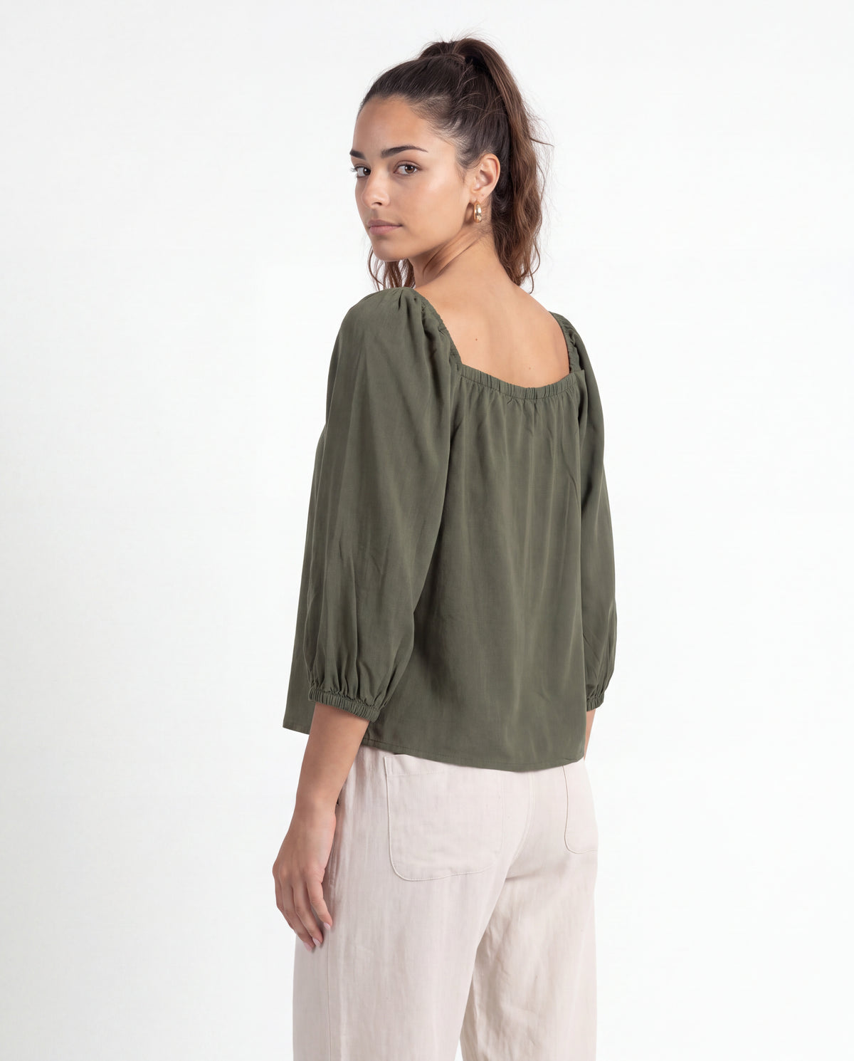Blusa Laura - Verde Militar