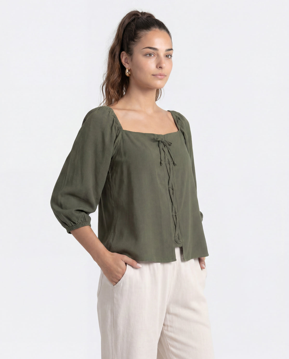 Blusa Laura - Verde Militar