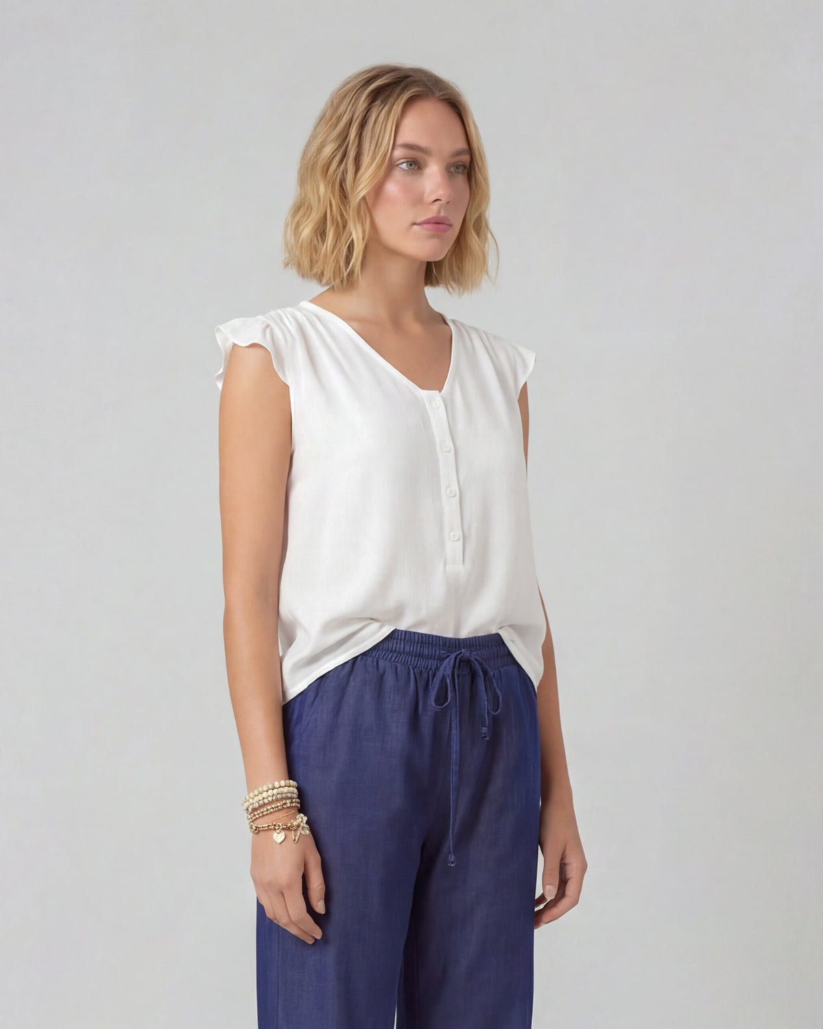 Blusa Xiomara - Crudo
