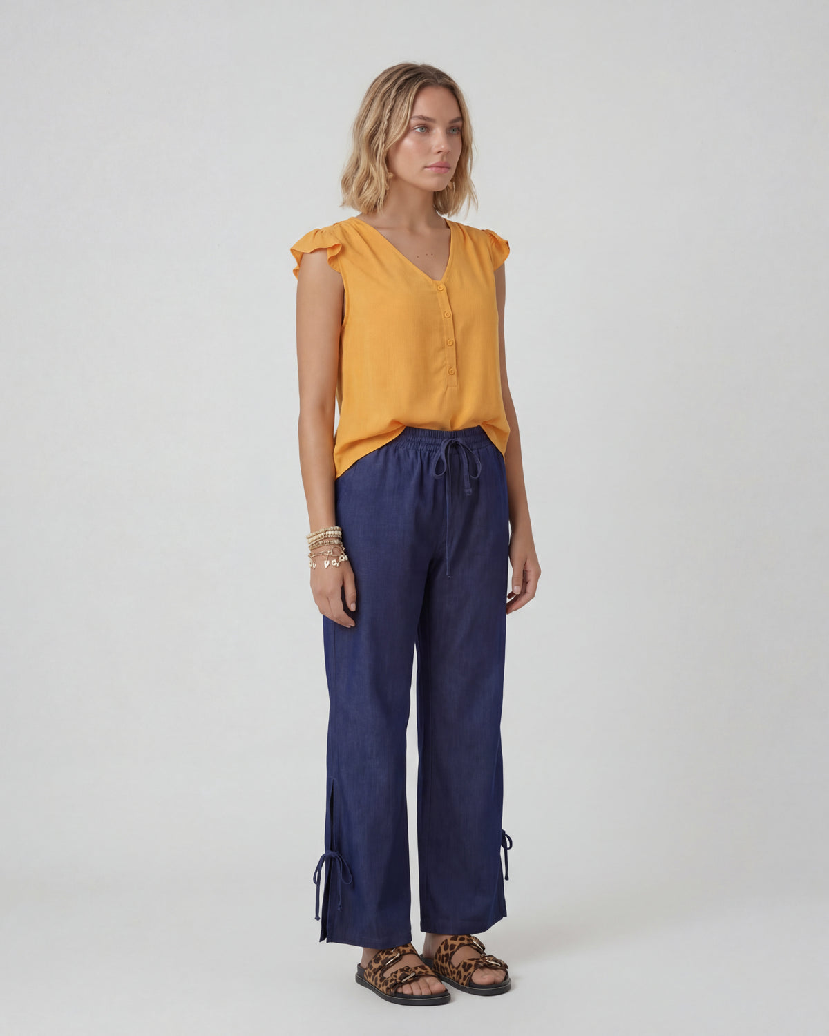 Blusa Xiomara - Mostaza