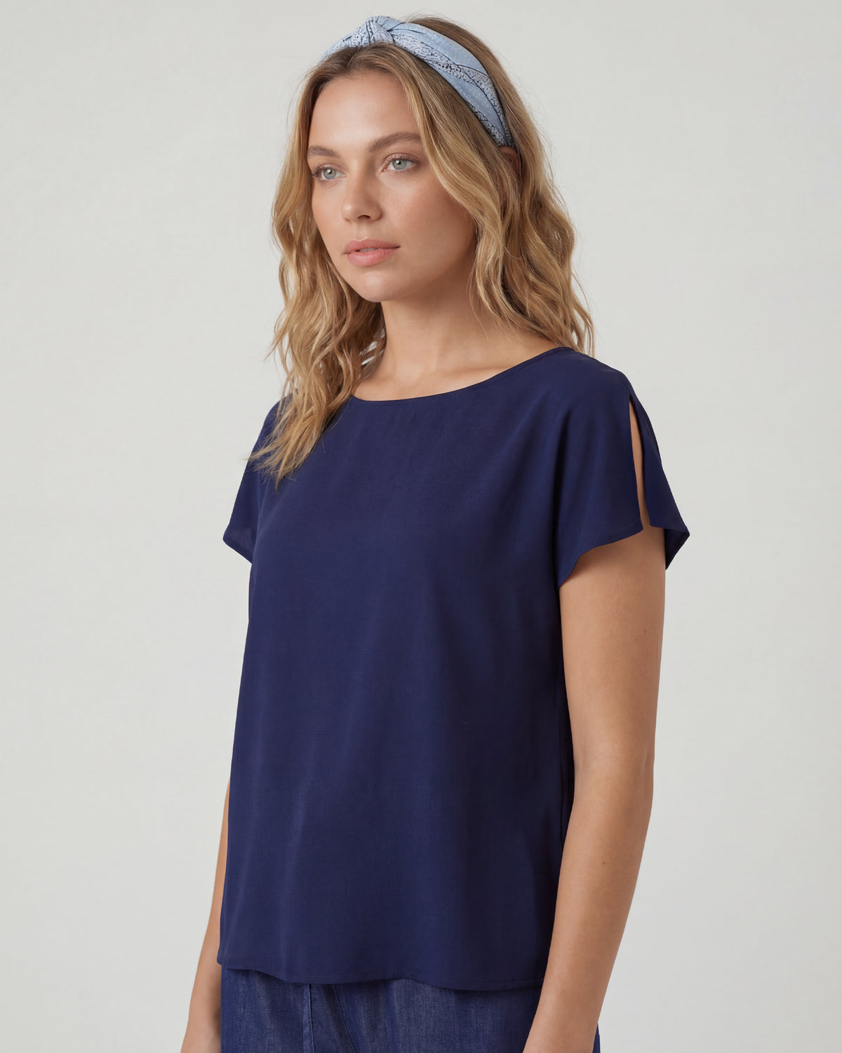 Blusa Larisa - Azul Navy