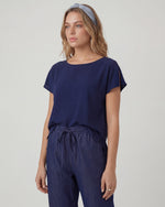 Blusa Larisa - Azul Navy