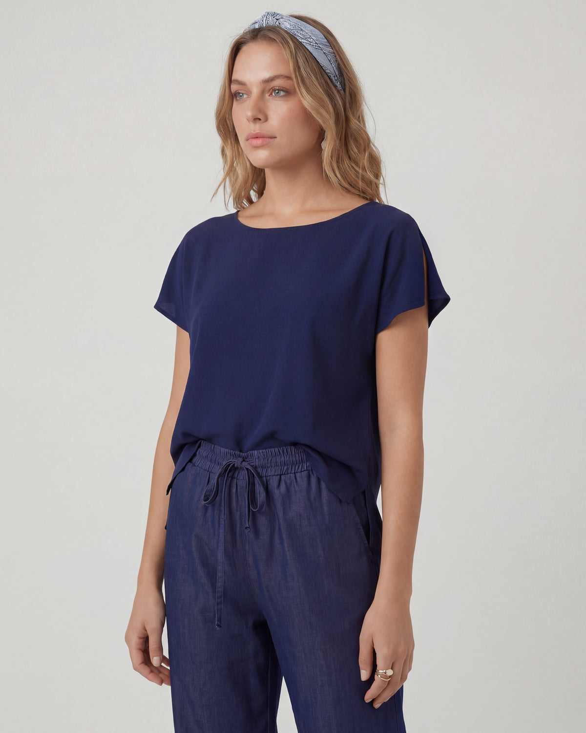 Blusa Larisa - Azul Navy