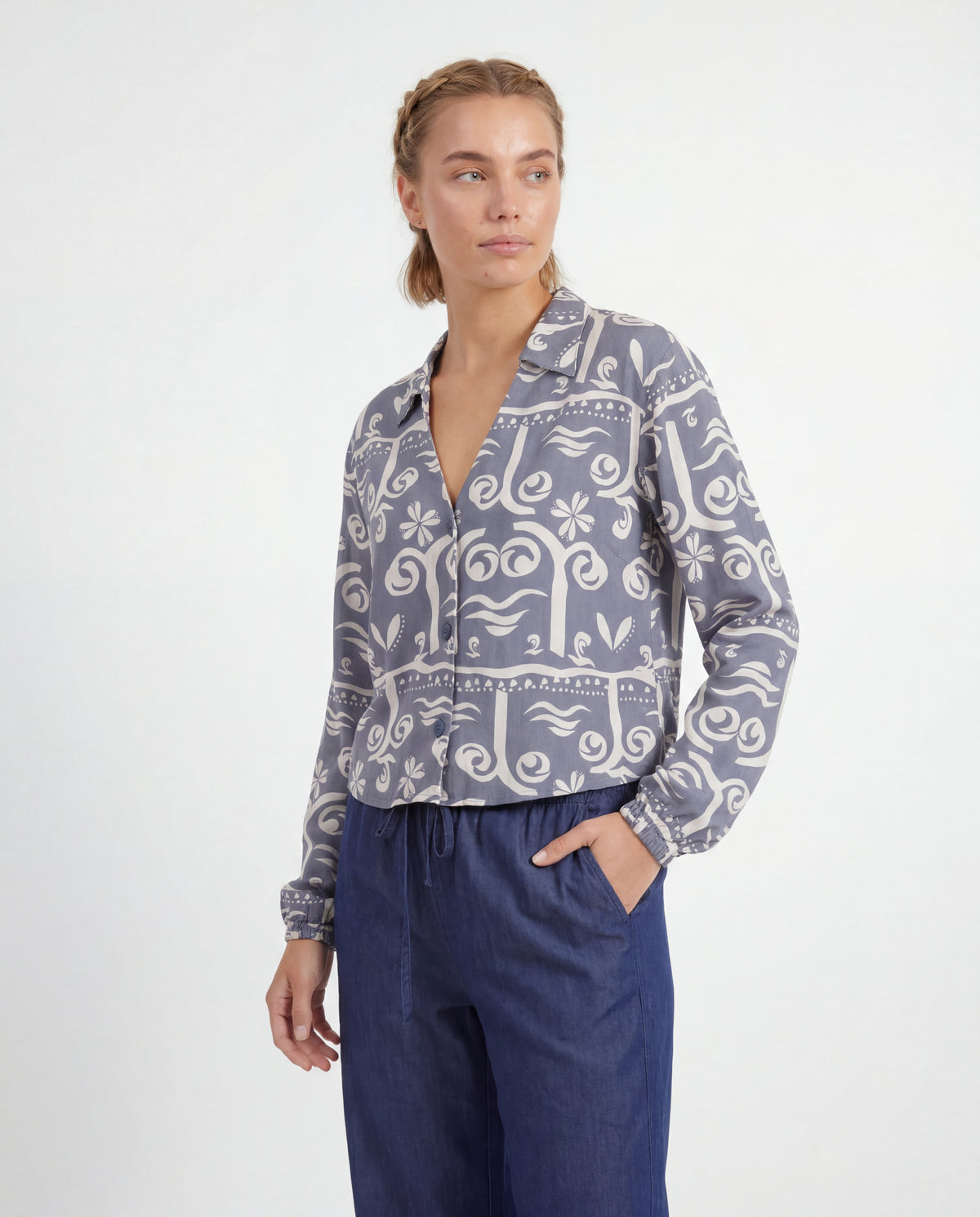 Blusa Mara - Gris