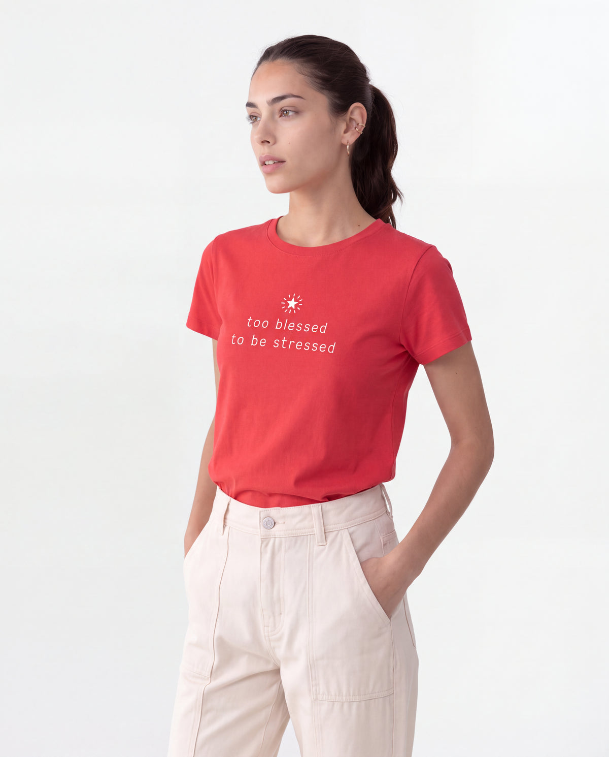 Camiseta Estampada 49 - Rojo