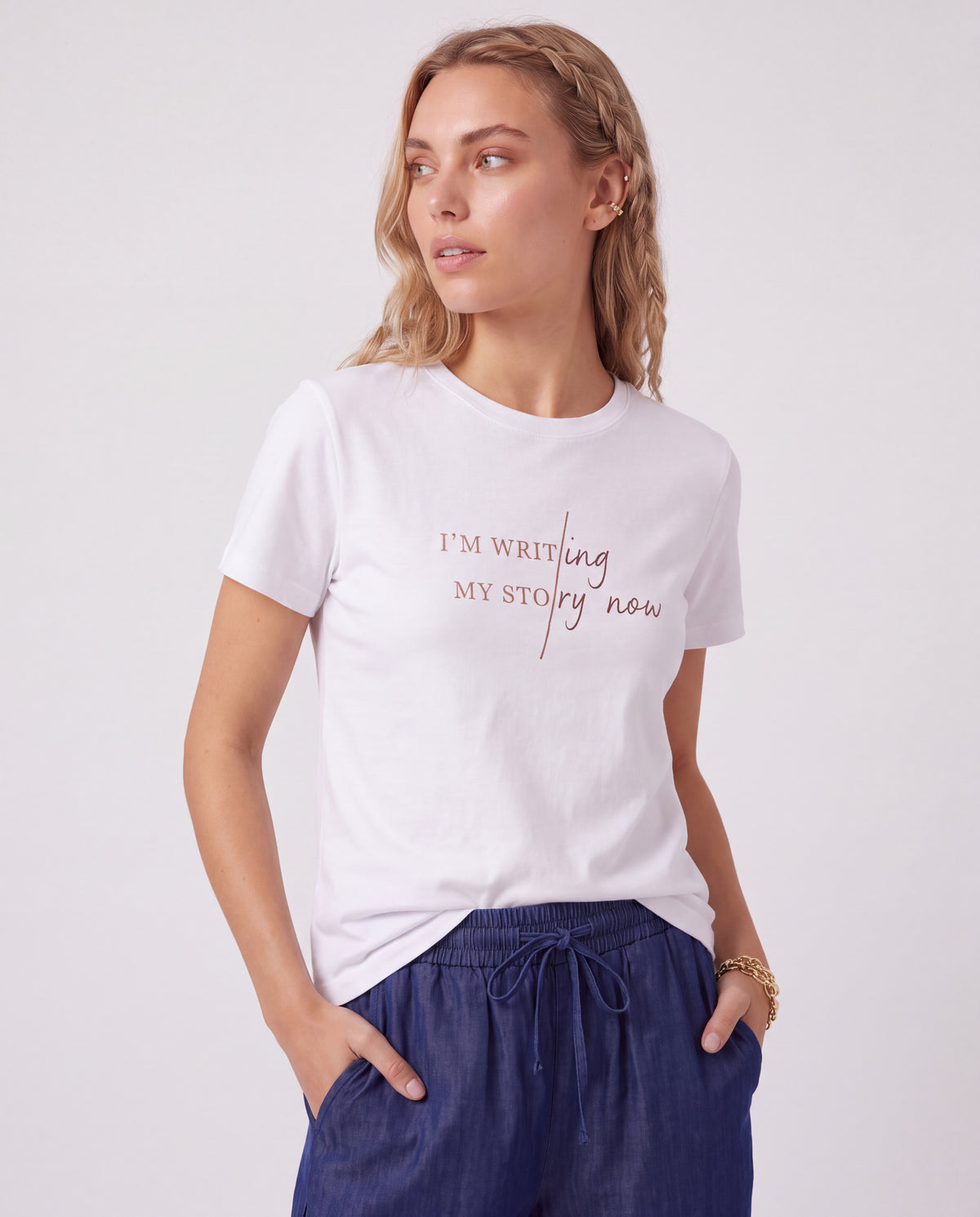 Camiseta Estampada 52 - Crudo