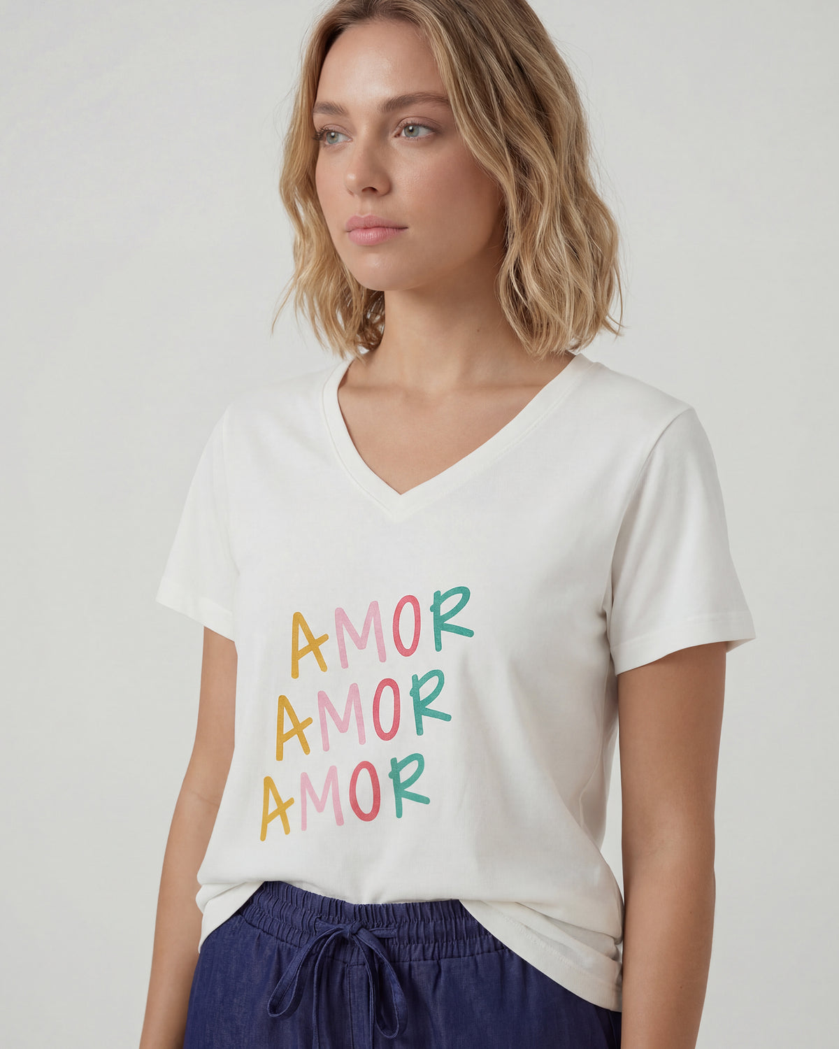 Camiseta Estampada 24 - Crudo