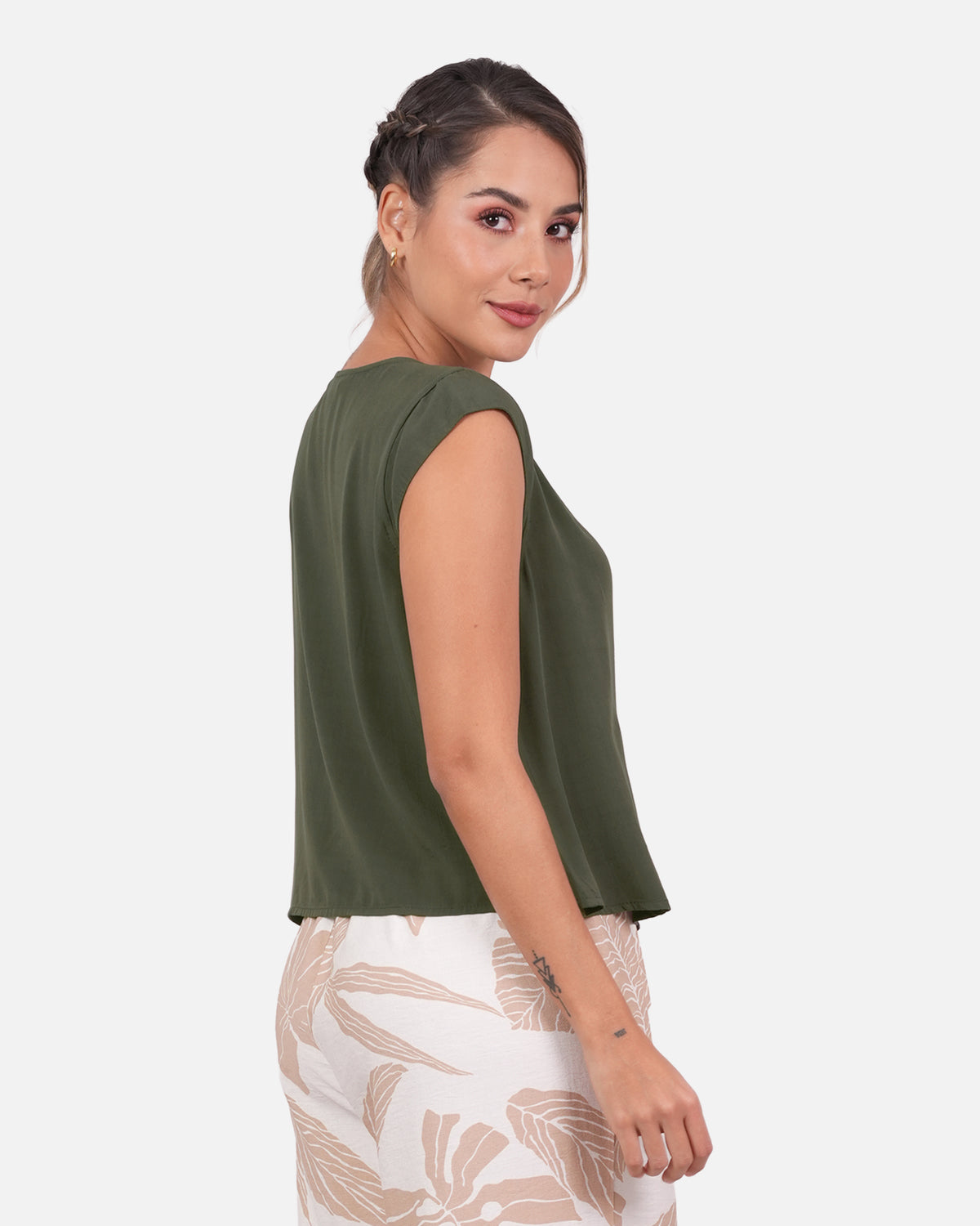 Blusa Jaipur - Verde Militar