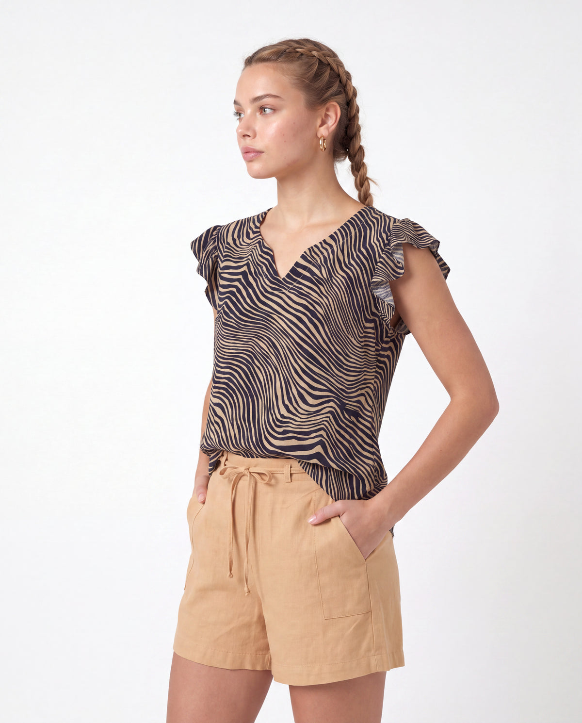 Blusa Analuna - Camel