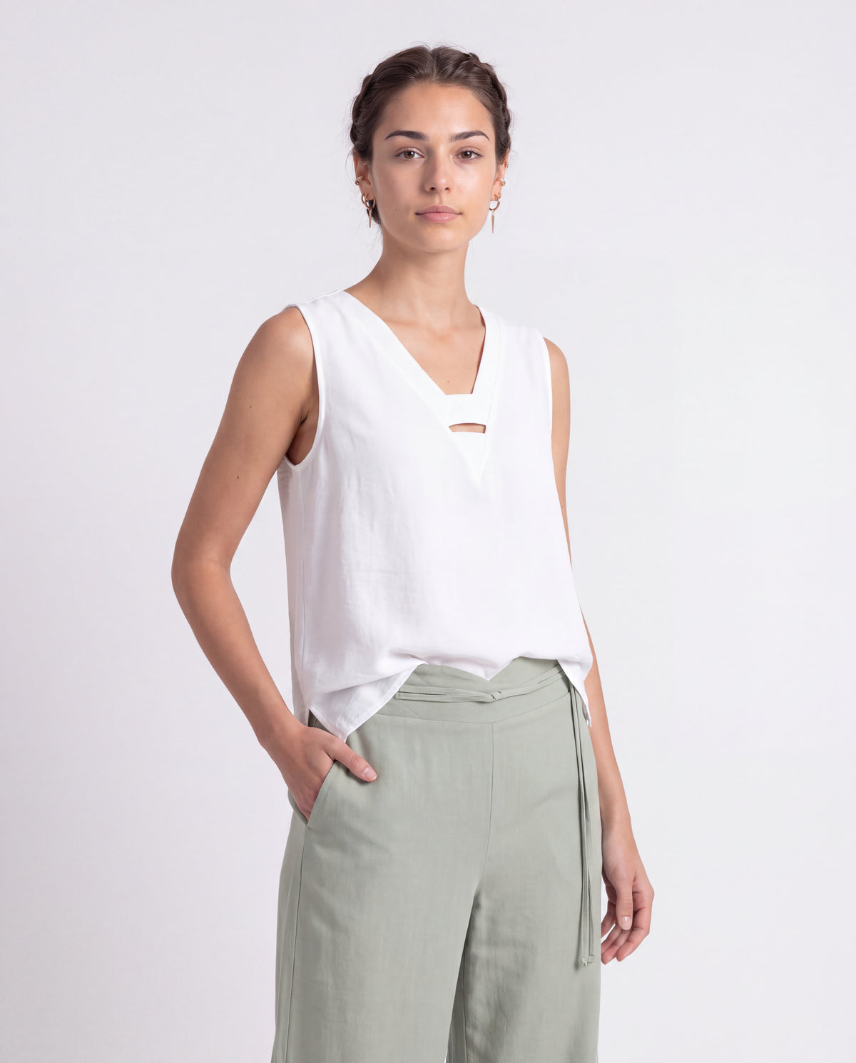 Blusa Aminta - Crudo