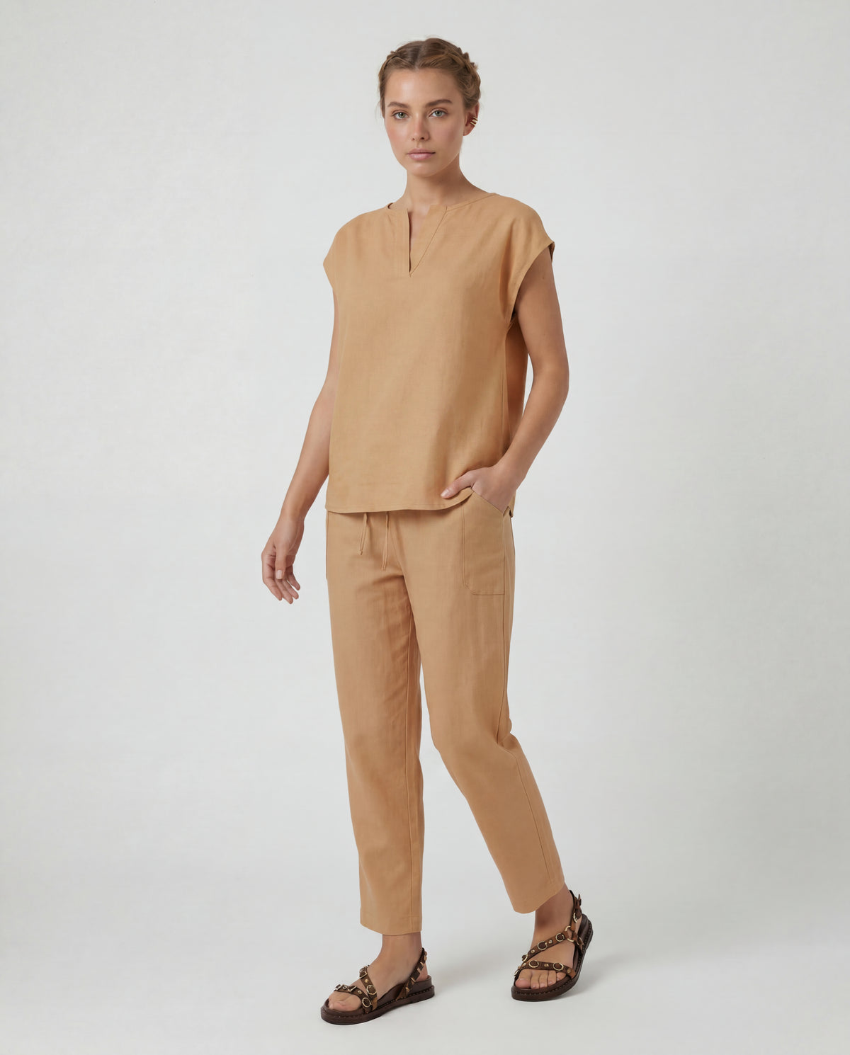 Blusa Irene - Habano