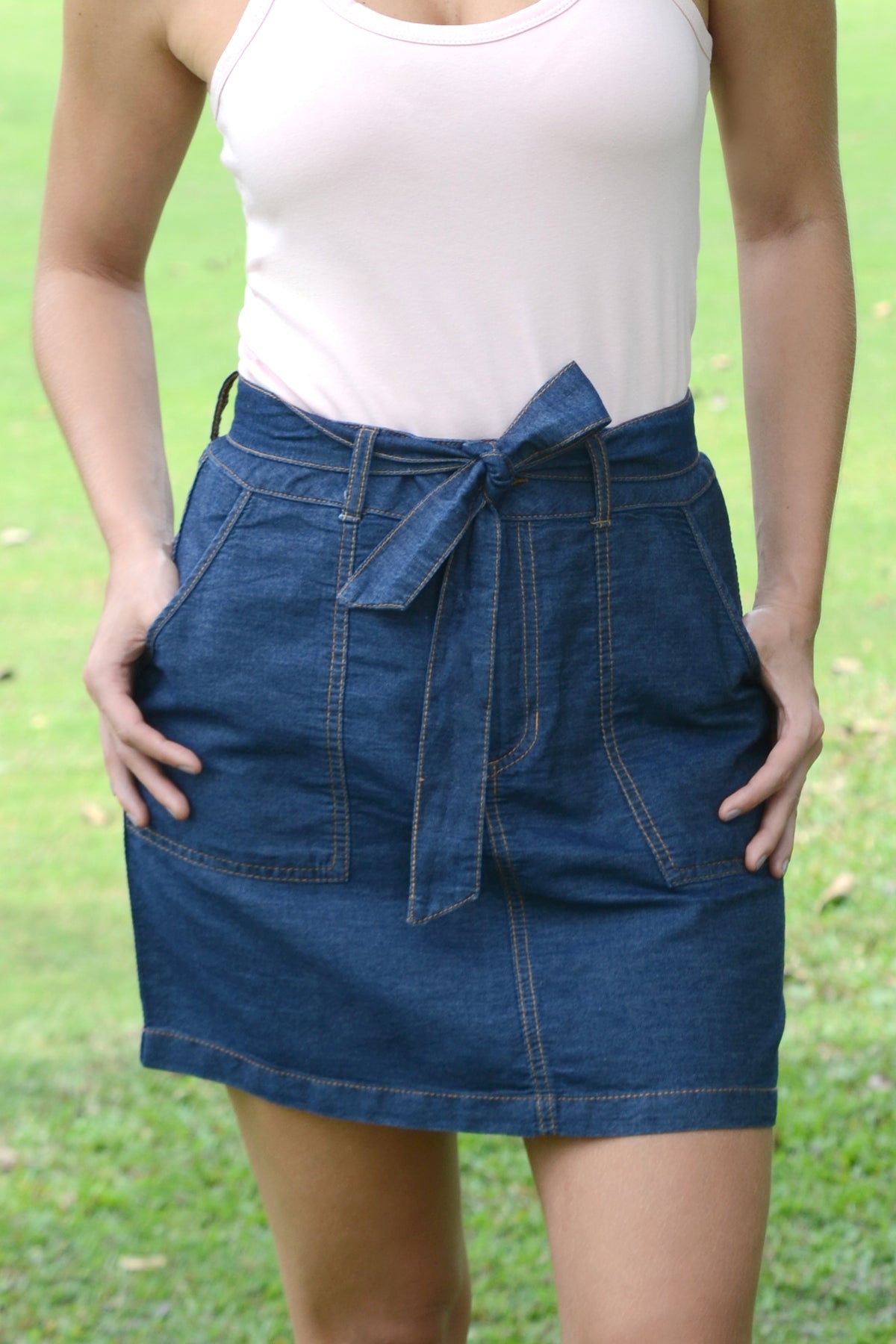 Falda Sauco - Azul Navy