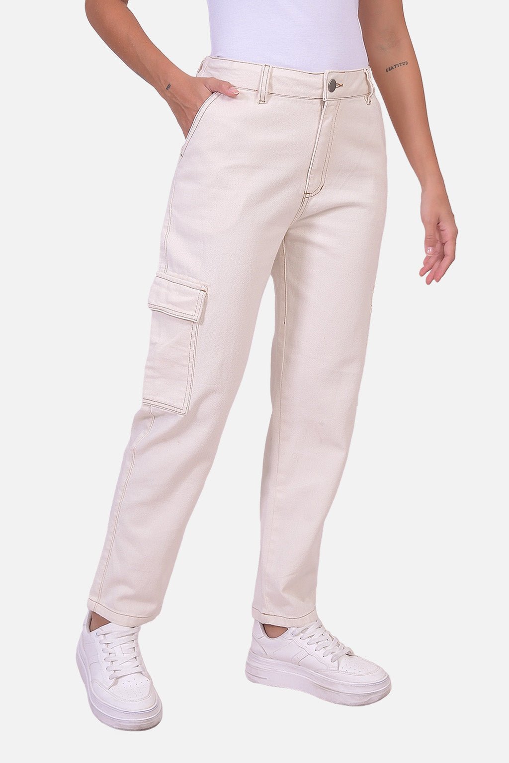 Pantalon Tina - Crudo