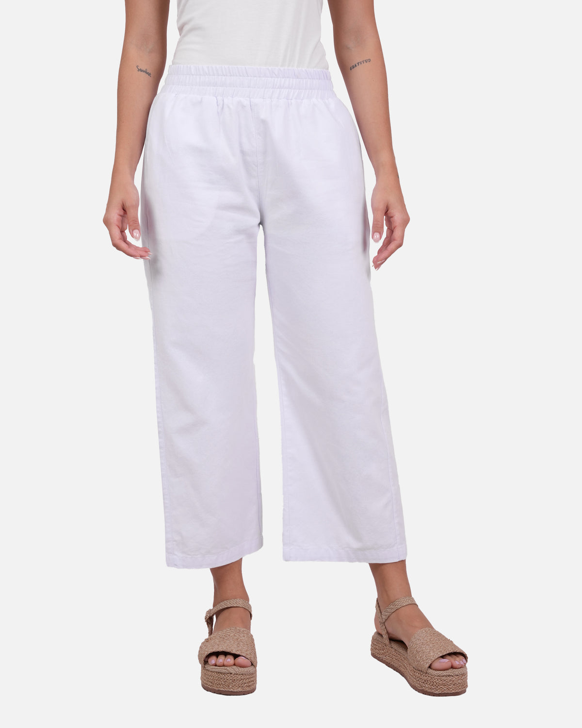 Pantalon Caleb - Blanco
